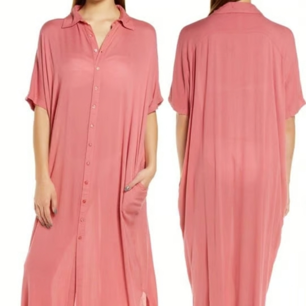 Elan Pink Maxi Dress